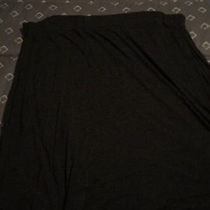 A. N. A. Charcoal gray maxi skirt